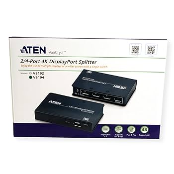 分配器・切替器 ATEN VS164 4-Port DVI Video Splitter Amazon | ATEN 4ポート DVIスプリッター VS-164 | ATEN | 切替器